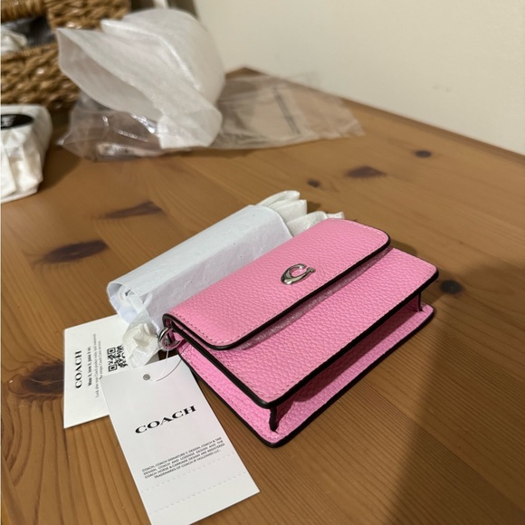 🥰 Coach Essential Half Flap Card Case - Picture 7 of 10